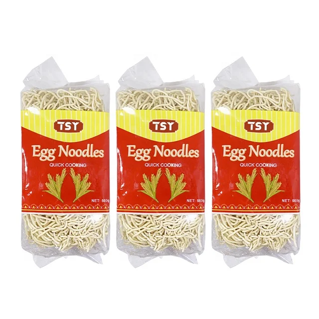 Chinese Manufacture Dried Noodles Quick Cooking Instant Noodle Traditional Egg Noodles