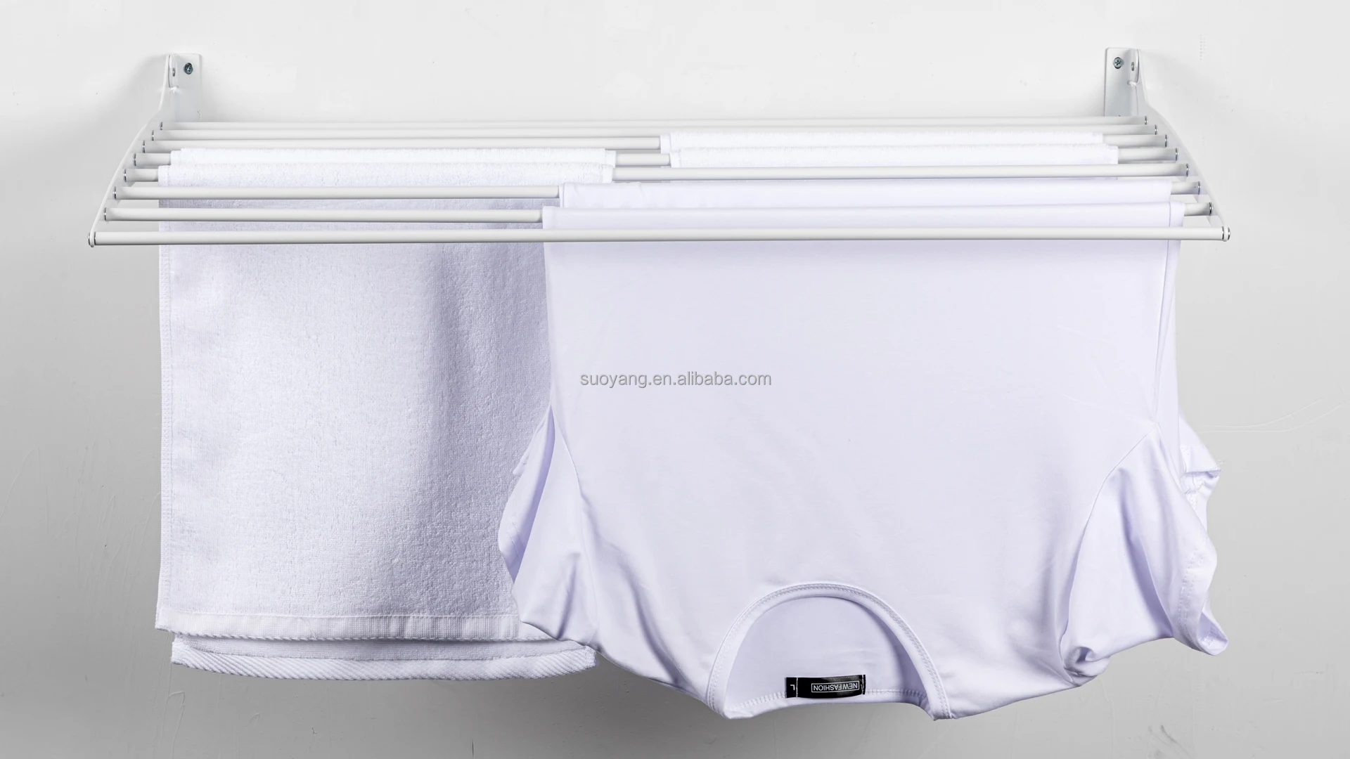 European Style 60CM White Color Clothes Drying Rack Storage Holders & Racks Cloth Rack for Home Furniture Use