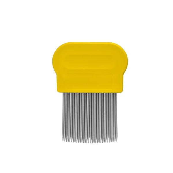 Hair Flea Comb Metal Lice Comb With Stainless Steel Needle And Plastic Handle For Pets Or Humans