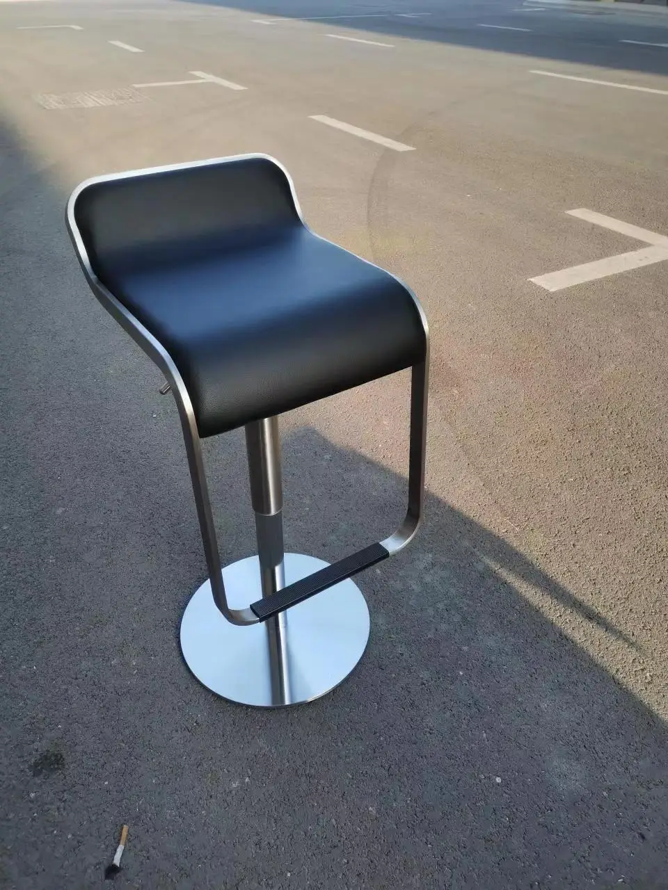 Simple style lapalma Lem aluminium italian leather PU bar stools bar chair home bar