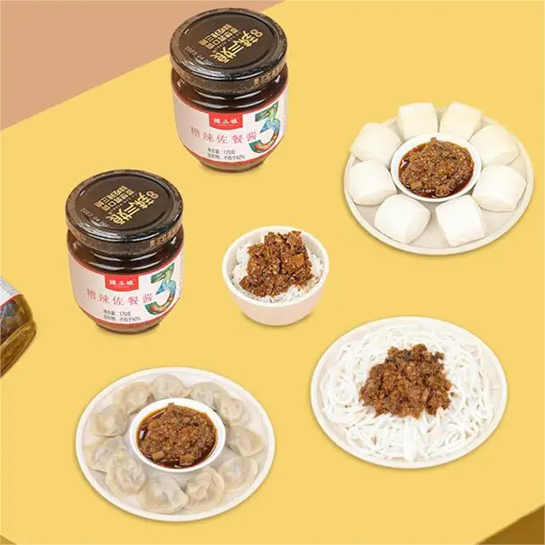 Fresh fermented chili sauce Seasoning Hot Pepper Sauce Condiments Canned