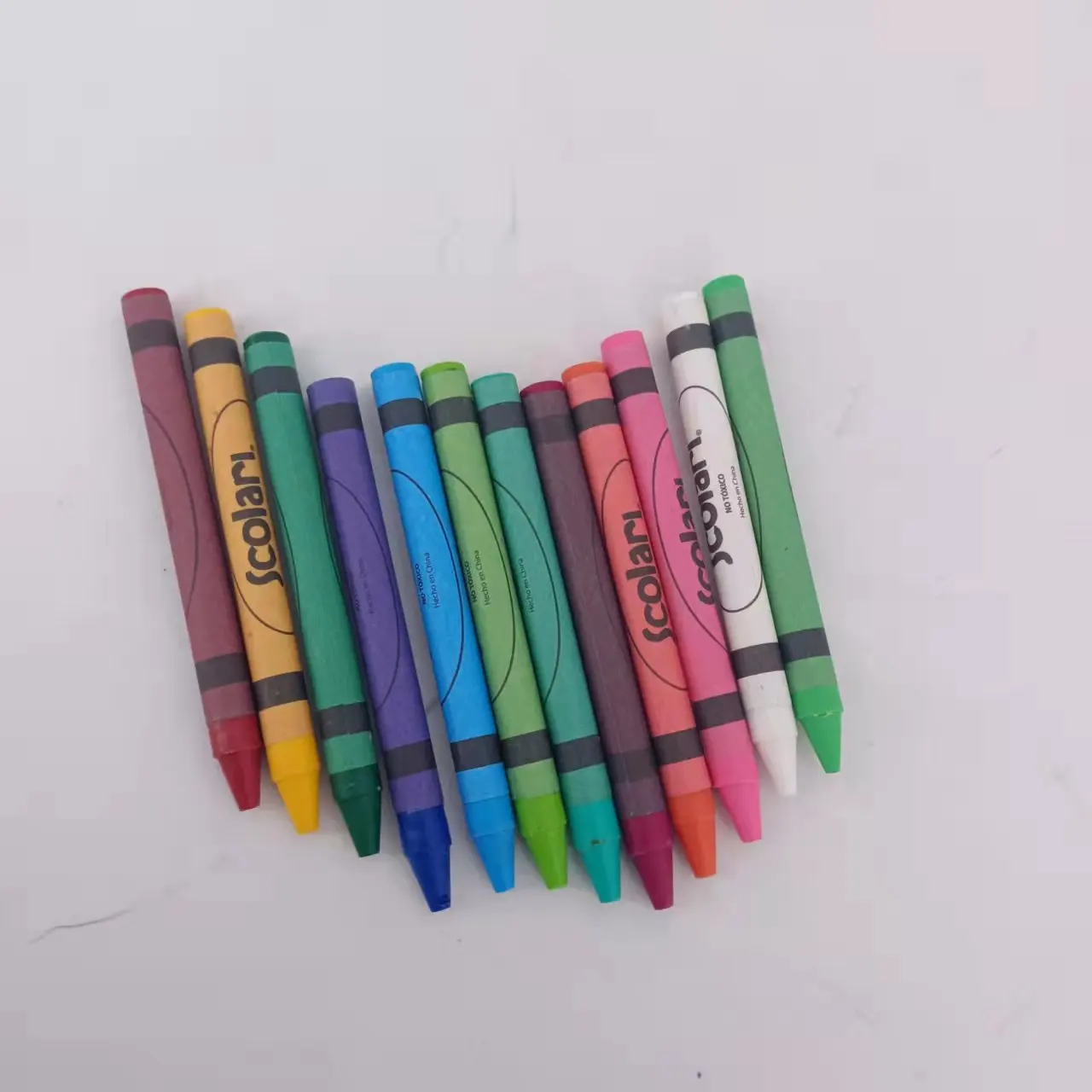 Wholesale Cheap Non-toxic  Crayons 6 8 12 16 20 24 48 Colors Crayons Set Jumbo Wax Crayon For Children Kids