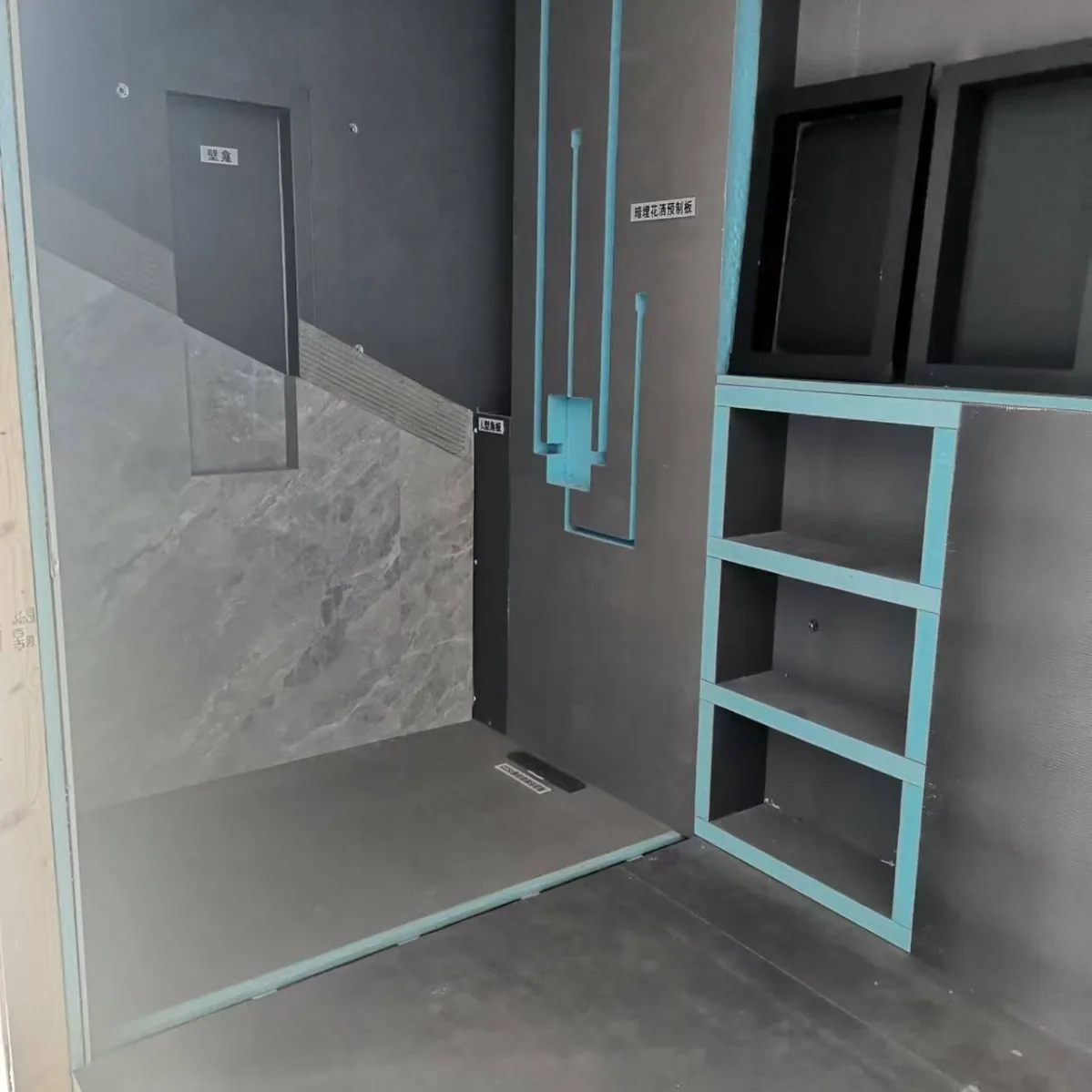 1200x600mmx30mm thickness Dry Type Graphene Coated XPS Water Underfloor Heating Systems