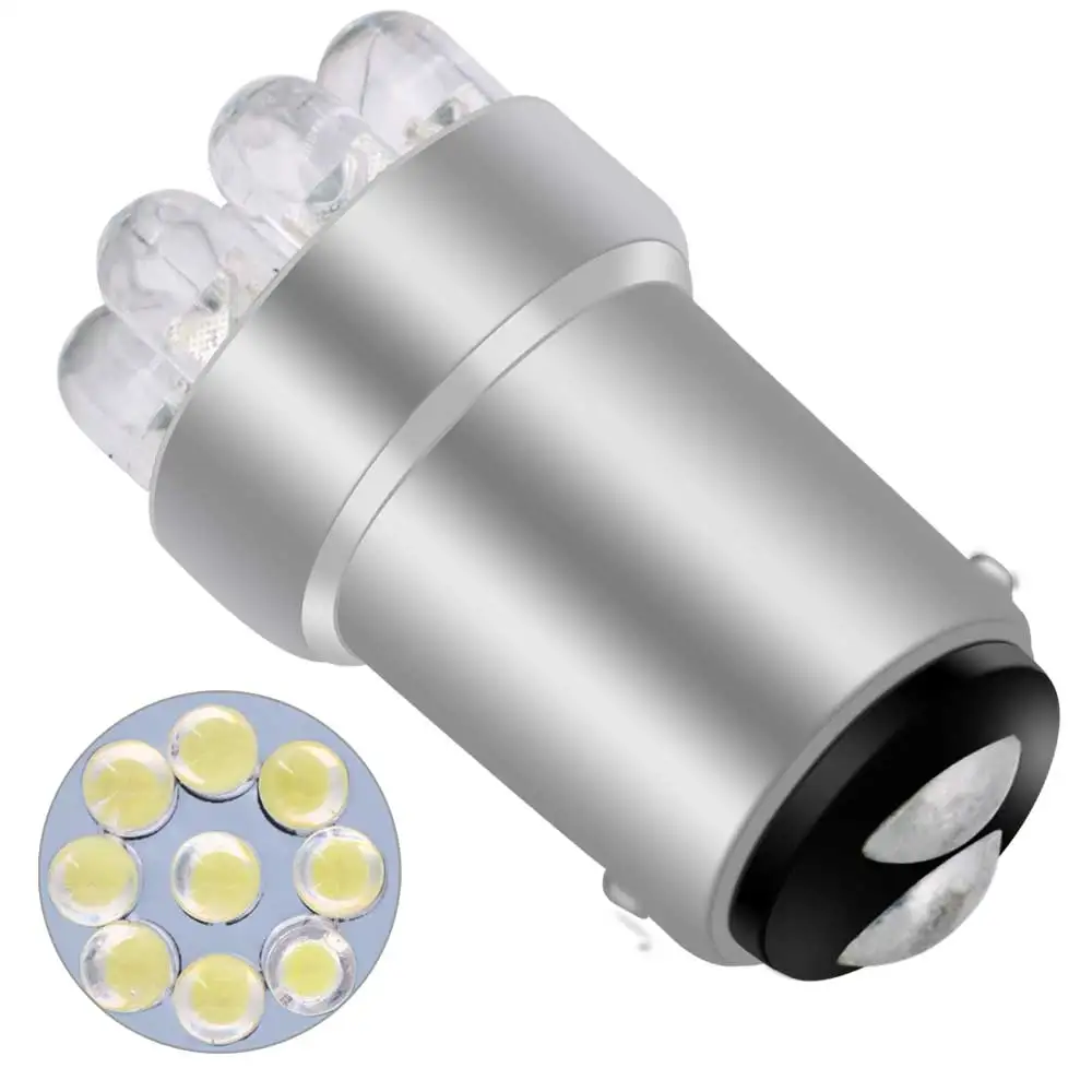 Lamp Led Ba15d 10-30V 1.5W 1156 BA15S 1157 BAU15S BAY15D BA15D Led Light Marine Boat Ceiling Lamp DJ221