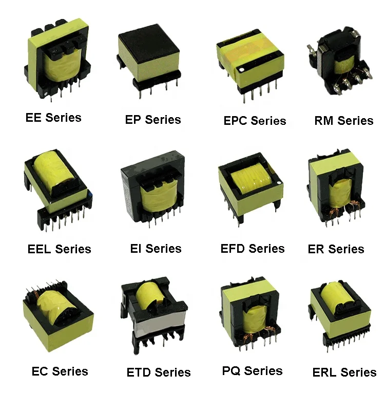 220v to 12v ee25 ee28 ee42 series high switching frequency  power  ferrite core flyback transformer for inverter weld machine