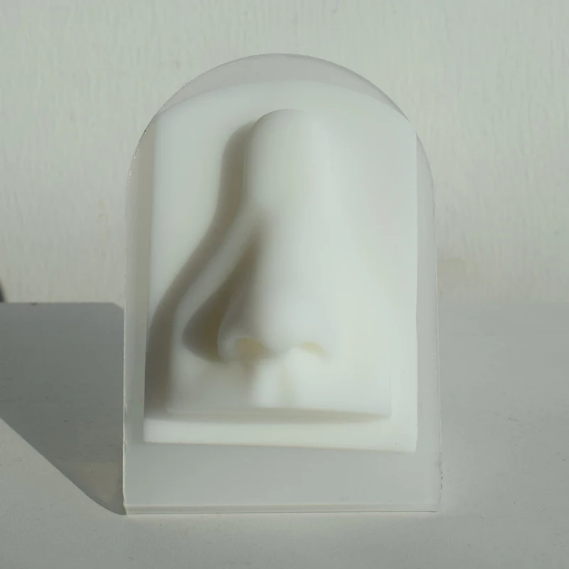 Можно повторно использовать мягкую силиконовую гибкую 3D-модель уха носа для пирсинга кольцо ювелирный дисплей Модель практики