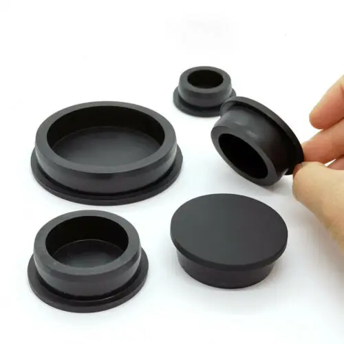 Custom Medical Black Silicone Rubber Stopper Plug