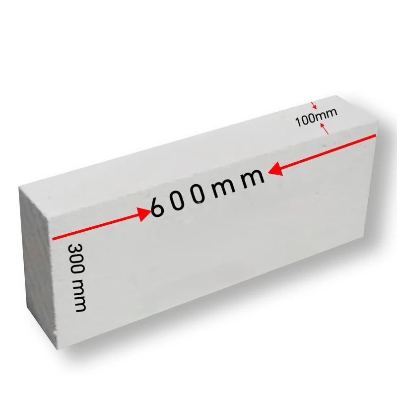 Высокое качество 40-50dB звукоизоляция AAC блокирует устойчивые энергосберегающие строительные решения Твердые эффективные кирпичи