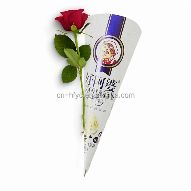 Best quality design custom printed sweet cones, disposable and perfect for new sale snow beverage cone paper ice cream cups