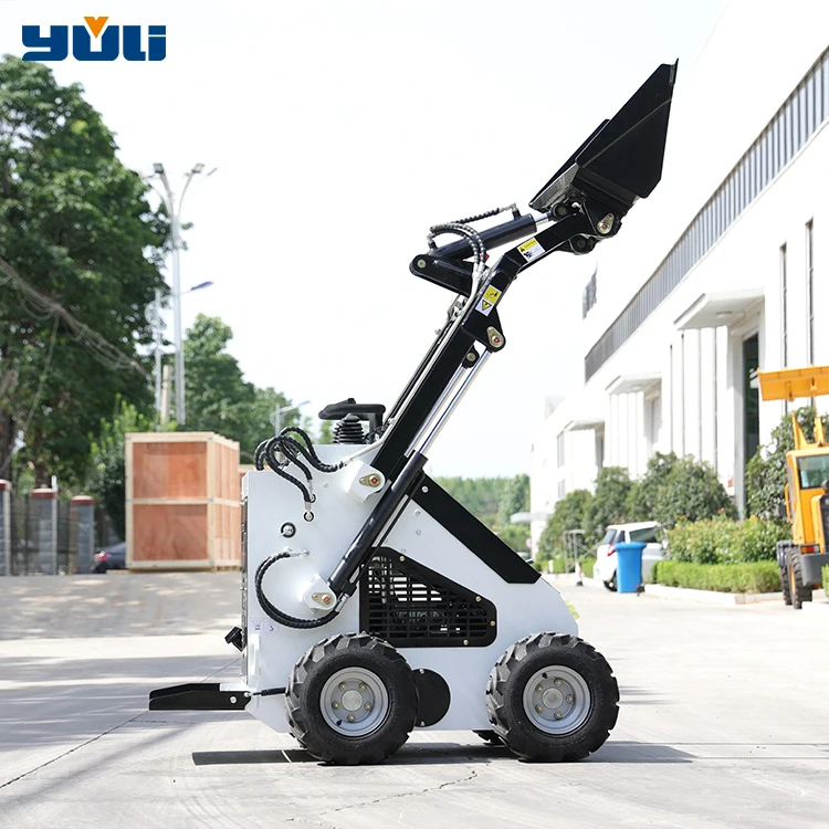 Yuli Factory Cost 3.5 Tons diesel Engine Change Construction Small Compact   Loader Mini slip Steering  slip Loader