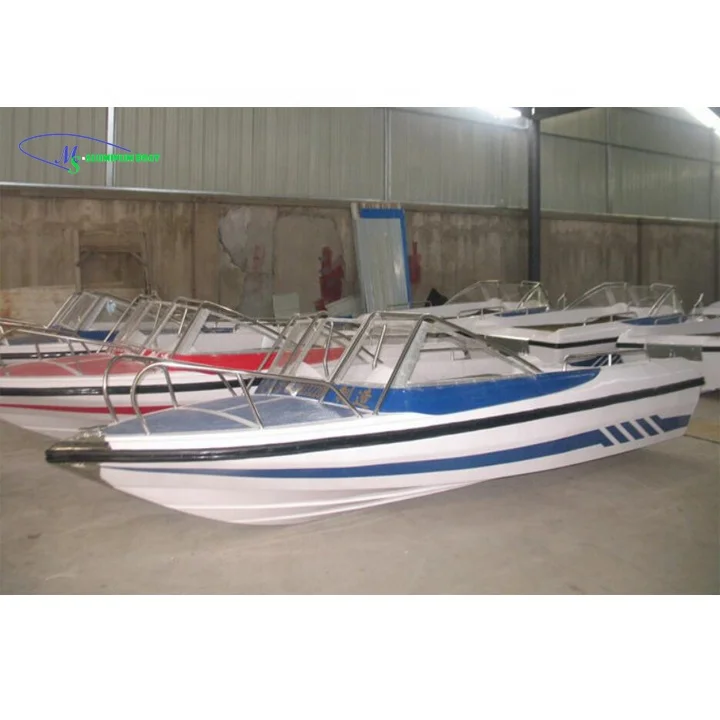 Fiberglass passenger boat for sale 4.68m 30hp for selling customers MS Aluminium boat