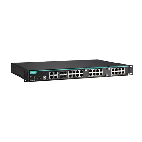 MOXA IKS-6728A Series 24+4G-port Gigabit modular managed PoE+ Ethernet switches