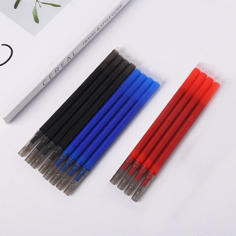 2023 Newest 0.7mm Colored Non-toxic Heat Erasable Gel Ink Pen Refill For School And Office