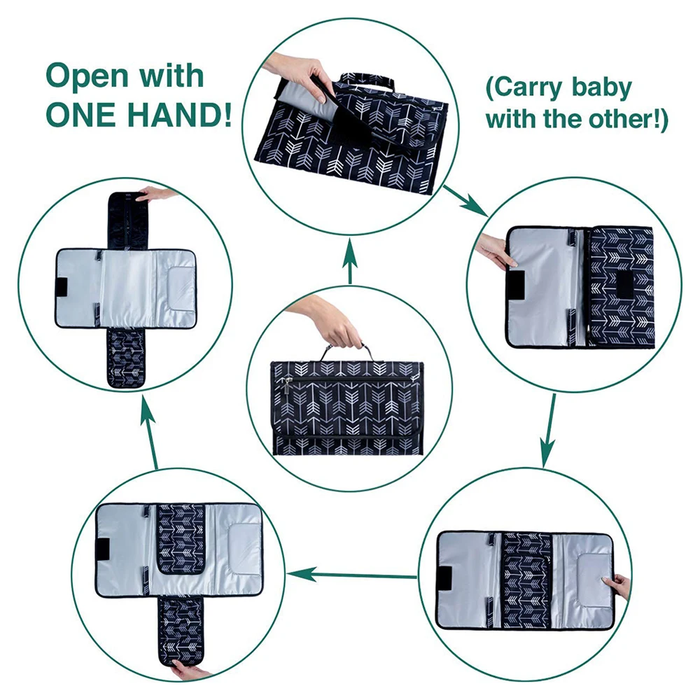 Amazon Newborn Unisex Baby Essential Gift Stuff Portable Travel Baby Changing Pad