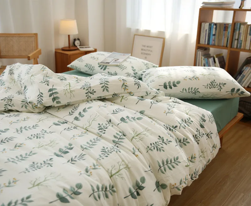 100% cotton bed sheet set customized print designs cotton bedding sets