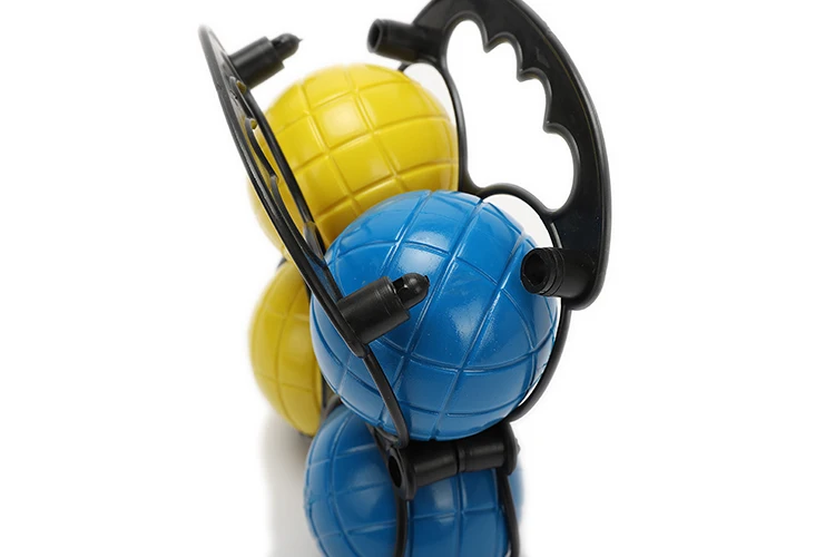 
WAFFLE GAMES Premium Water Filled Plastic Custom Color Boules De Bocce 