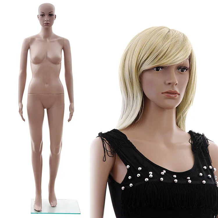 
Wholesale Low Price F-7 standing mannequins plastic realistic female skin color mannequin 