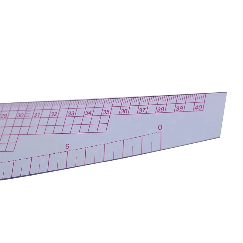 MCZ-21 оптовая продажа пластиковая французская кривая линейка направляющая для рисования
