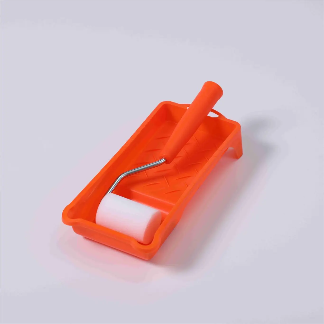 2 inch mini Factory direct sales orange paint tools kit paint roller set paint tray set