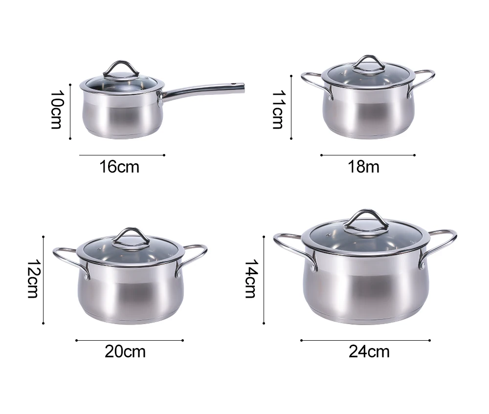 High Quality Luxury Kitchen Ware Non Stick Cookware Set Cooking Saucepan Cookware Sets