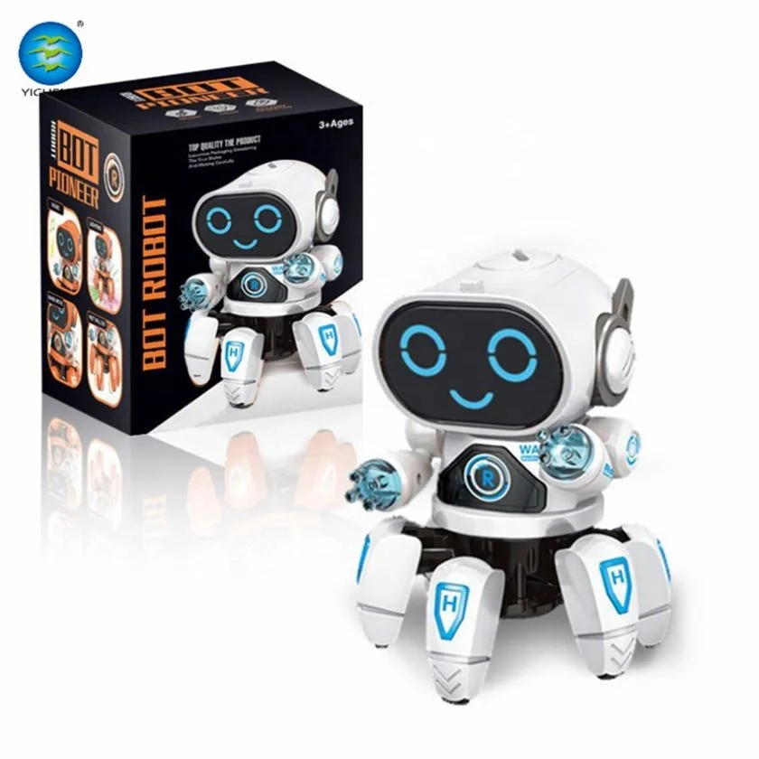 Заводская цена детские игрушки креативный танцевальный робот Rc детская игрушка с подсветкой