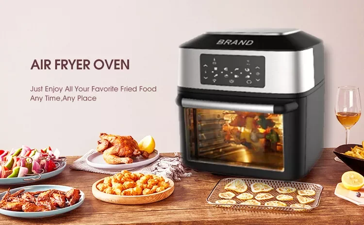 QANA Multifunction Function Combines Air Fryer Toaster Oven Combo 7-in-1 Convection Oven Countertop 18l Capacity Pizza Hot Dryer
