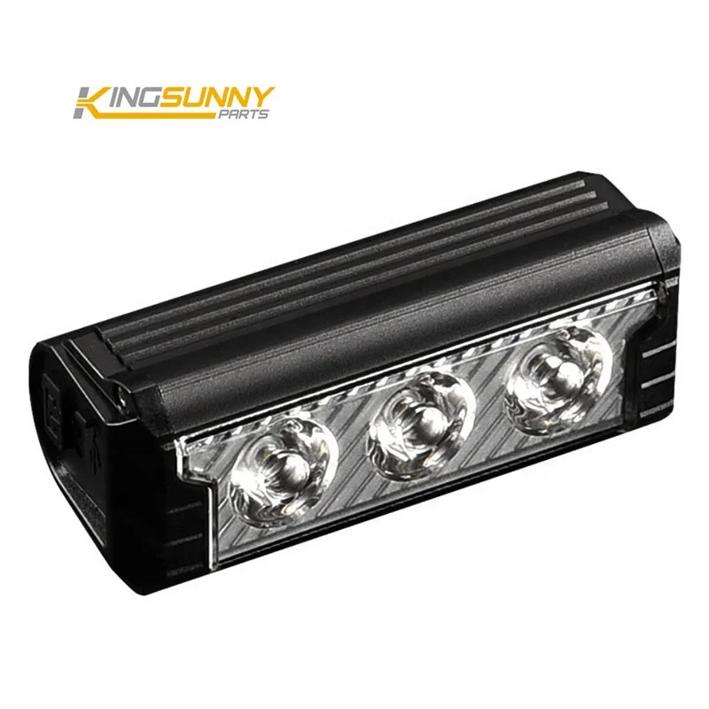 3 Beads Bicycle Headlight Hight Lumens Type-C Rechargeable Bicycle Front Light Lamp LED Headlamp For Mountain Bike