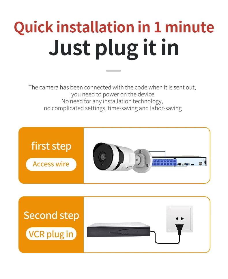  8MP 8CH cctv bullet poe kit cloud storage Интеллектуальная ip-камера системы безопасности
