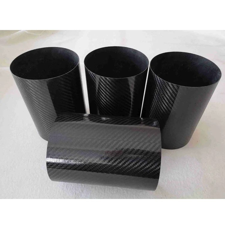 High Quality 40mm 50mm 60mm 70mm 80mm Large Diameter Carbon Fiber Tube
