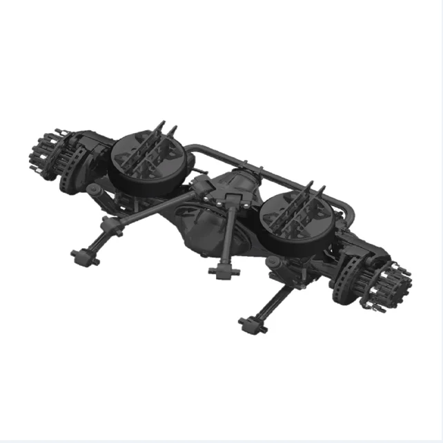 Rear differential axles with air bag suspension assembly car coach axle
