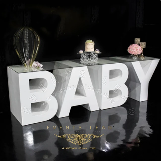 Элегантное основание из нержавеющей стали со стеклянной крышкой лидер продаж белый свадебный Банкетный