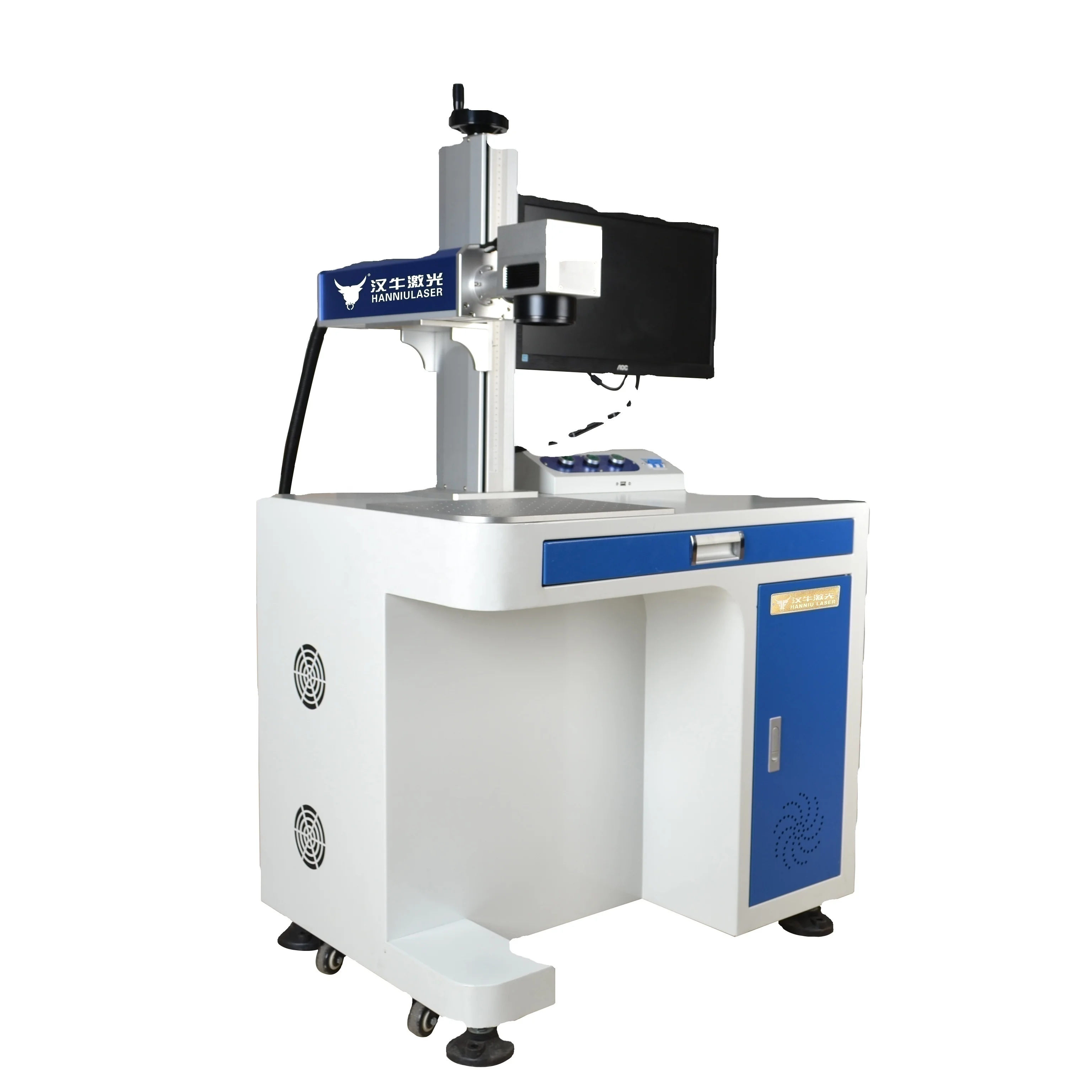 New 10W Plastic 20W 40W CO2 Flying Non Metal Laser Marking Engraver Machine