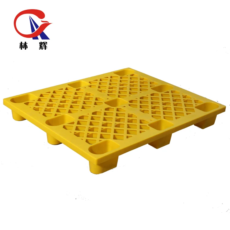 Cheap Heavy Duty Industrial Export Floor Plastic Pallets Prices, Manufacture Nestable Steel Reinforced Plastic Pallet For Sale