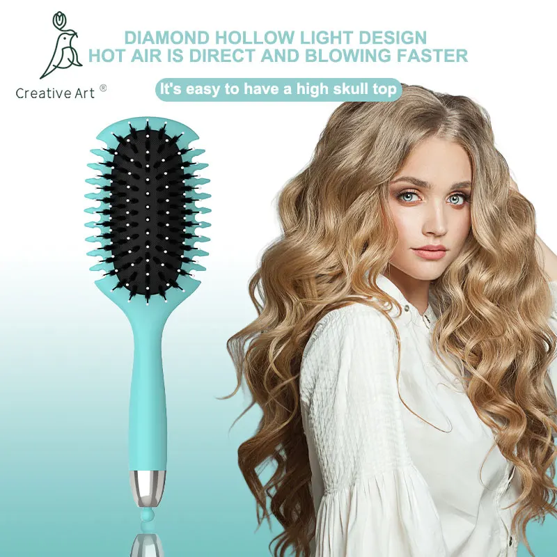 Curly Hair Brush Defining Curl Brush Reduce Hair Pulling And Curl Separatio Hair Styling Tools with Prongs