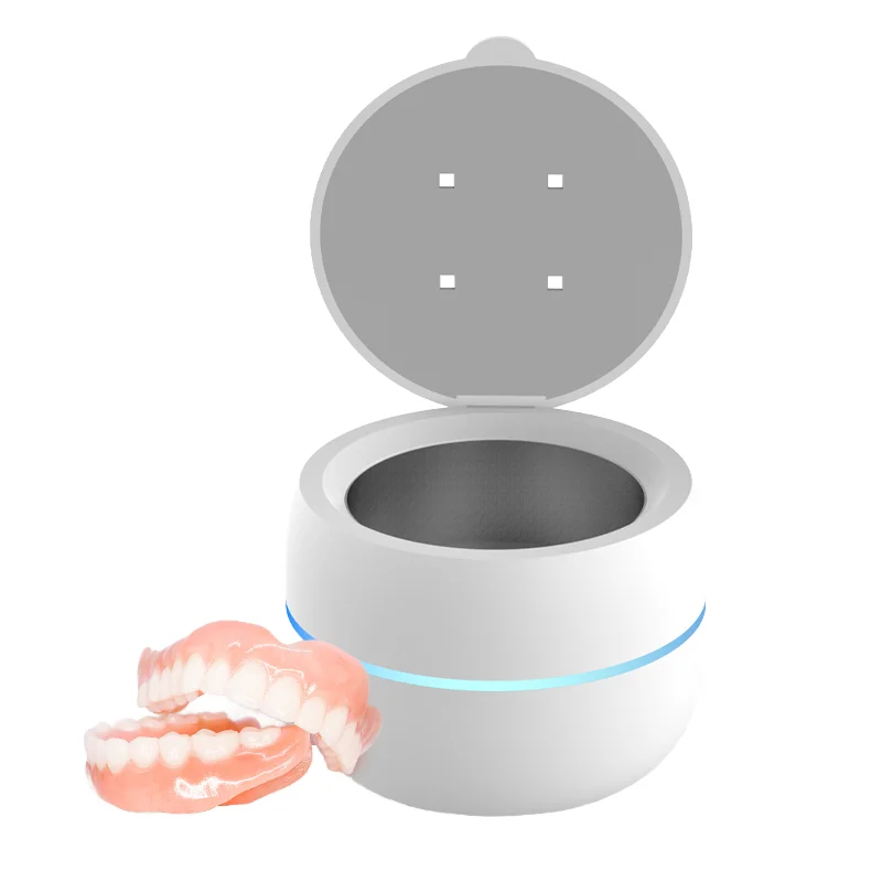 Professional digital ultrasonic denture cleaner can replace dental floss water floss tongue scraper FREE sample  OEM/ODM