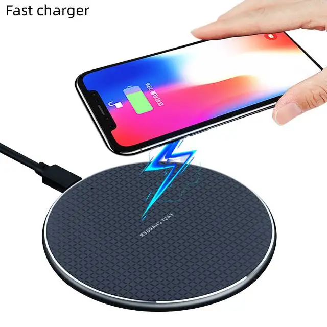 Free Sample Universal Circle Mobile Phone fast wireless charger