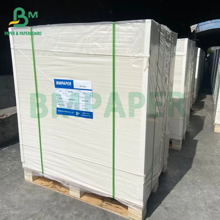 Bleached Plain White Kraft Paper For Shopping Bags 120gsm High Strength Kraft Paper