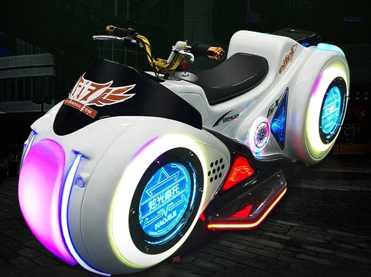 Haojile Wholesale Battery Kids Ride On Motorbike With Radar System For Amusement Park Shopping Mall