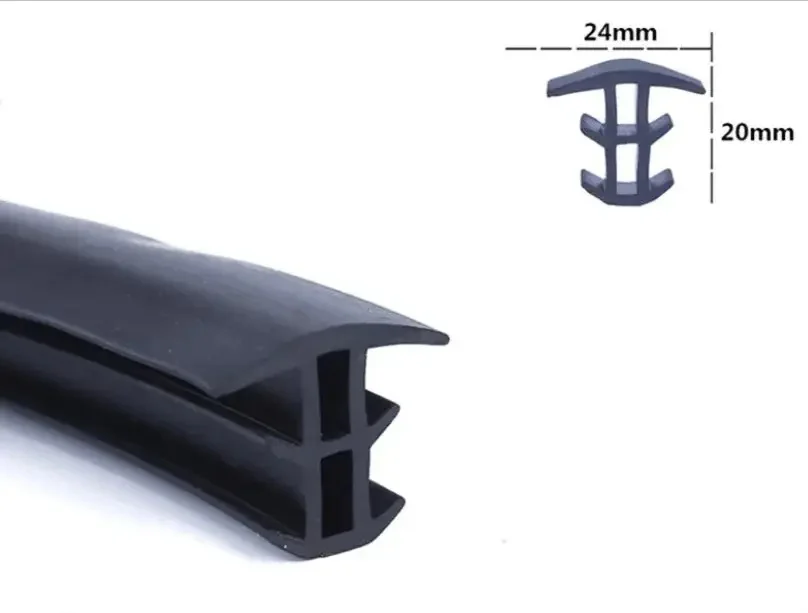 EPDM резиновая прокладка солнечных панелей Водонепроницаемая уплотнительная полоса PV Панель T Форма Резиновая уплотнение 10 мм/20 мм/30 мм Размеры пользовательская