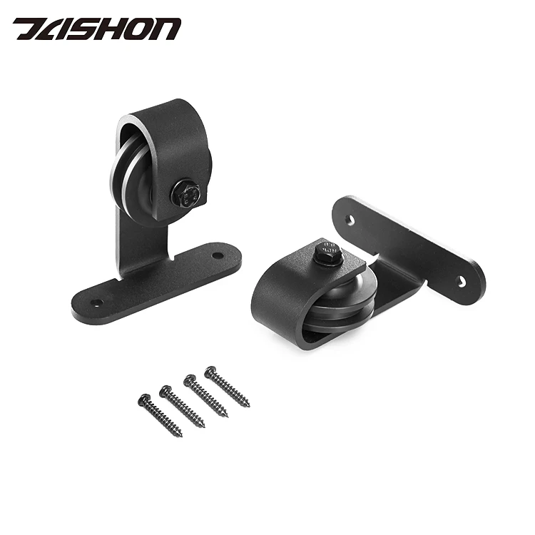 Black Rustic Sliding Doors Stainless Steel Sliding Interior Barn Doors Hardware