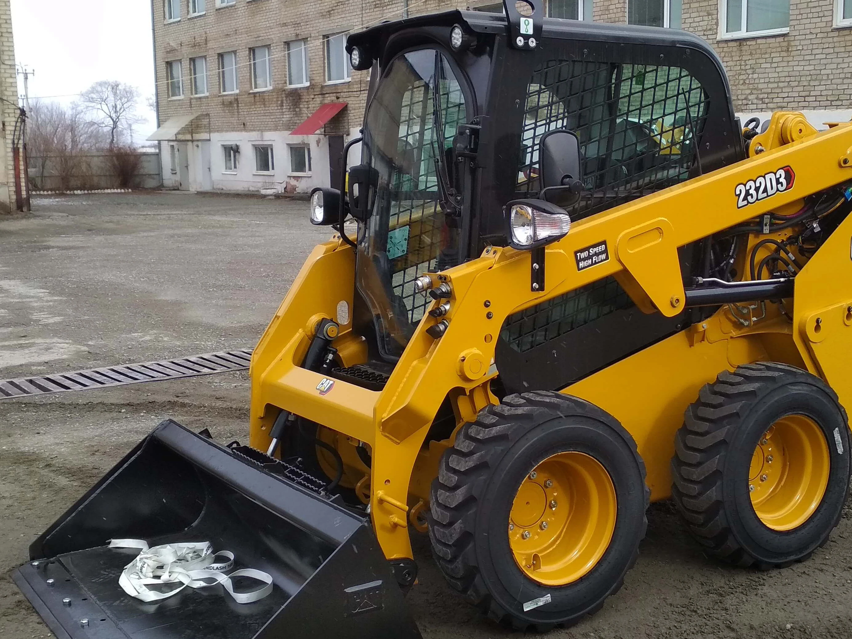 Мини-погрузчик Cat 246d 272 226 262 экскаватор-погрузчик фронтальная Лопата