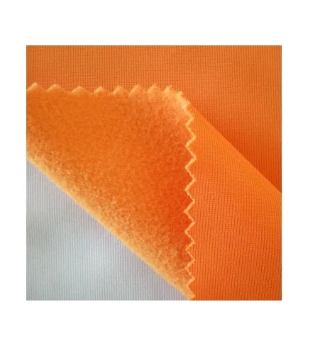 tricot brushed fabric golden velvet for sports school clothes brushed