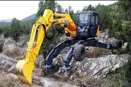 11ton ET110 XCMG Китай колесная ходовая паук экскаватор необработанных
