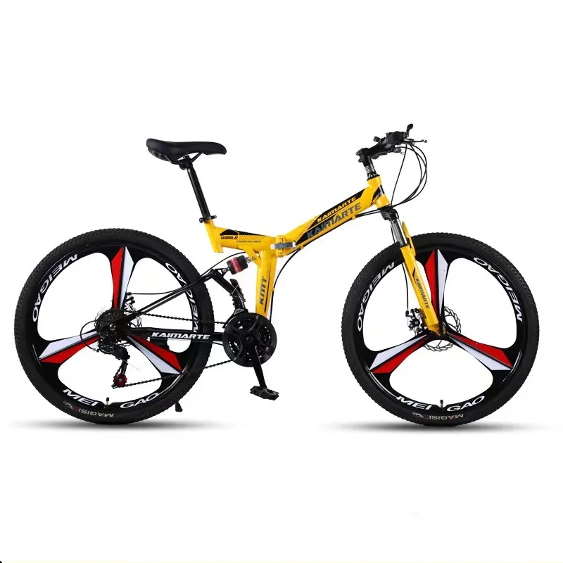 Made in China Good Quality  folding bicycle 21 speed disc brake stock available quickly delivery foldable bike for adult
