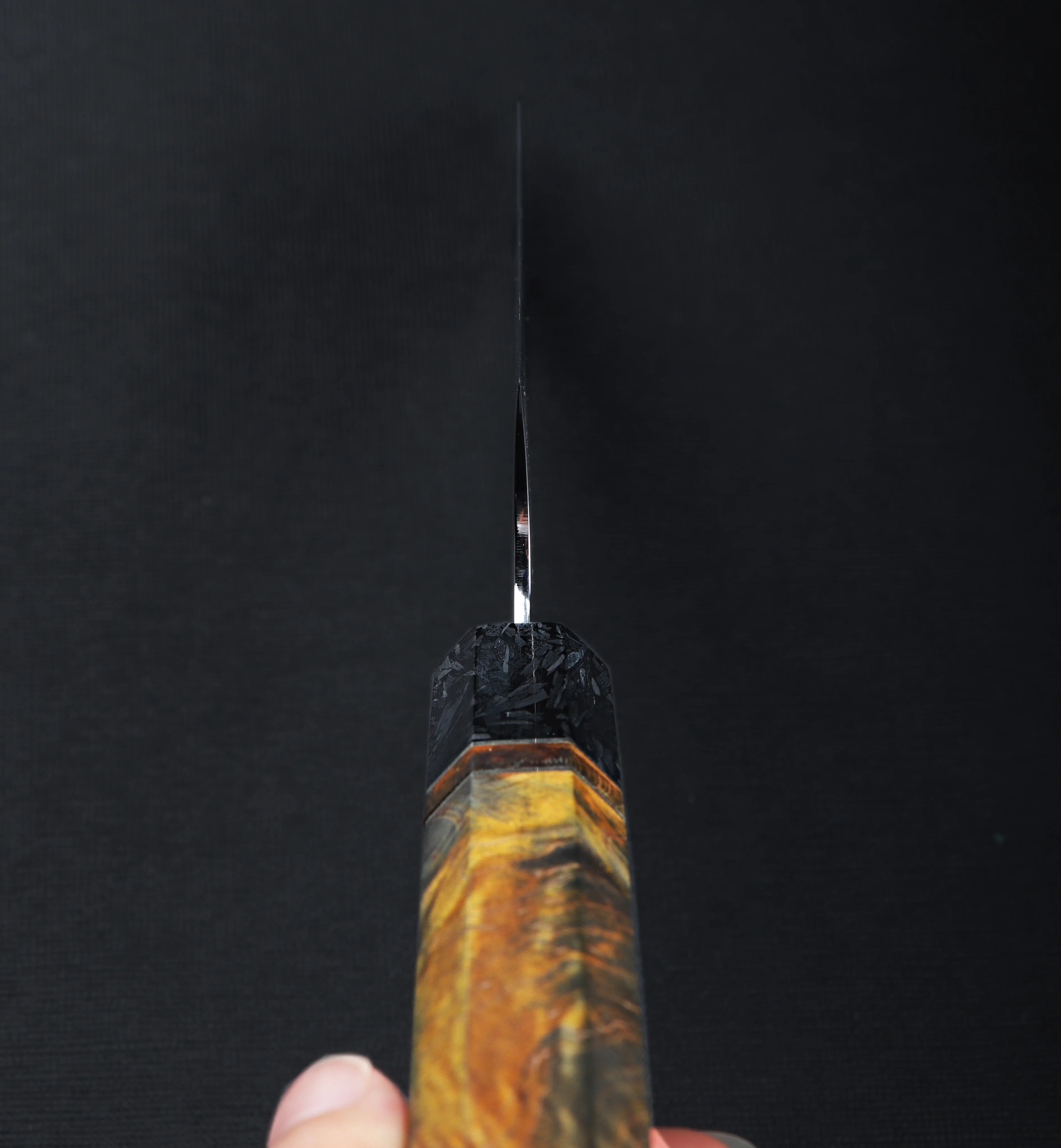 Unique Solidified Wood Handle Damascus Kitchen Chef Knife Damascus Steel 8 Inch Japanese Kirisuke Knives Customized Logo