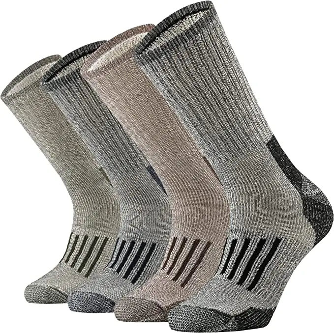2022 Winter Wool Yarn Socks Men Women Cashmere Warm Long Crew Merino Sox Outdoor Unisex Casual Knitted Jacquard Hiking Socks