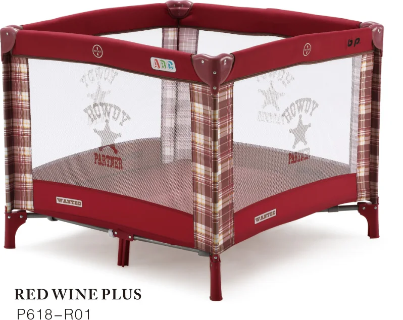 European Standard Baby Playyard Foldable Travel Light Playpen for Toddlers