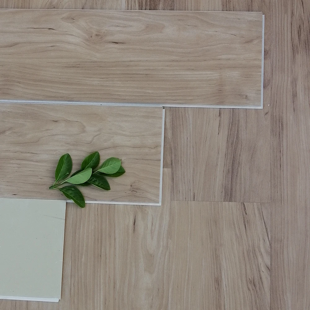 Virgin PVC material SPC flooring with click system 4mm thickness