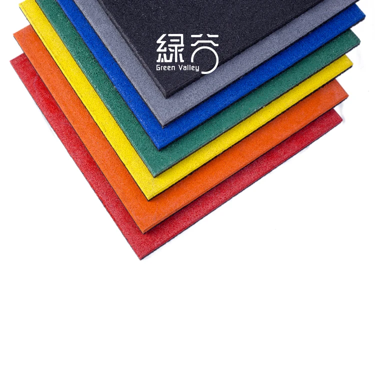 Переработанный спортивный напольный резиновый коврик 20 мм сцепляющиеся резиновые коврики