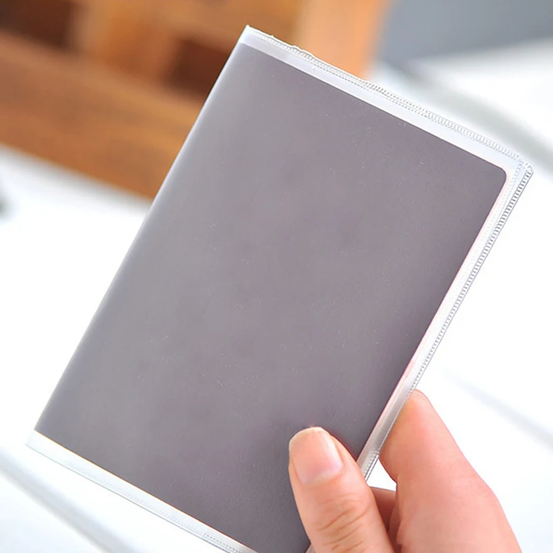 Factory custom Portable Clear Waterproof Protecting Passport plastic Sleeve Passport Case PVC Passport Holder